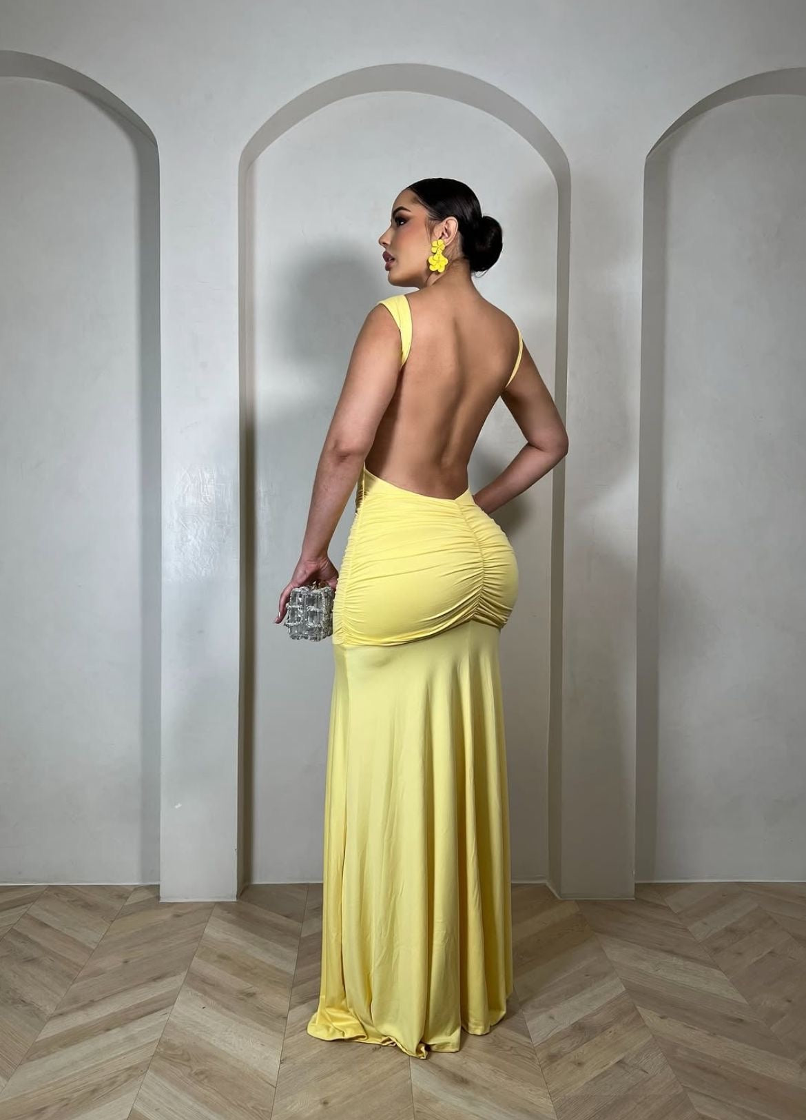 Goddess Glow Scrunch Maxi
