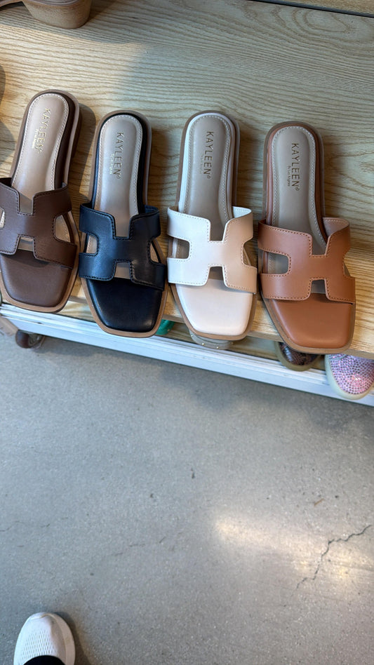 Monaco Luxe Slide Sandals