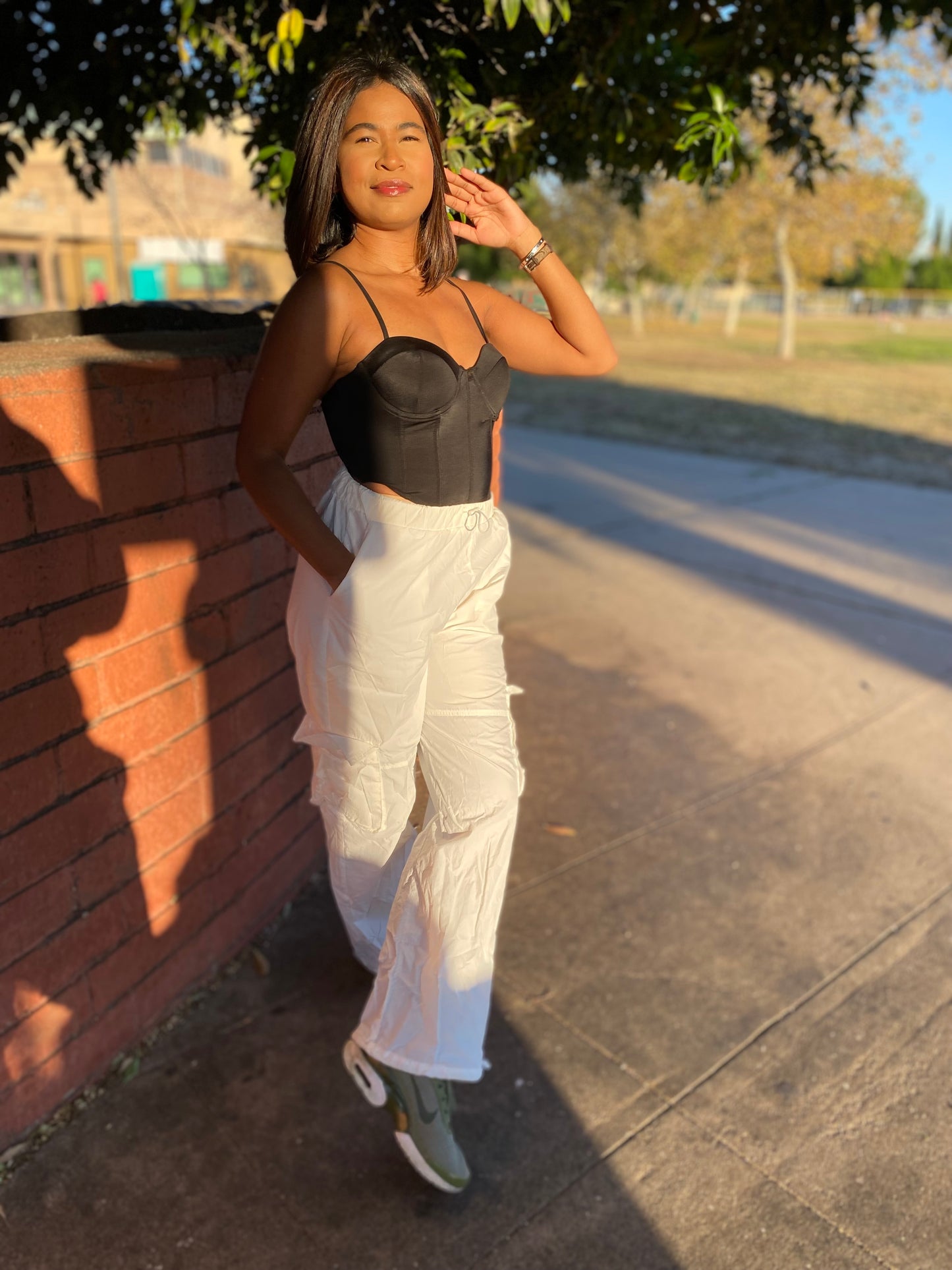 Giselle Parachute Cargo Pants