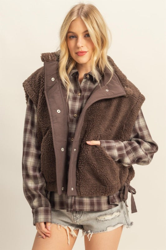 Cozy Sherpa Vest Jacket