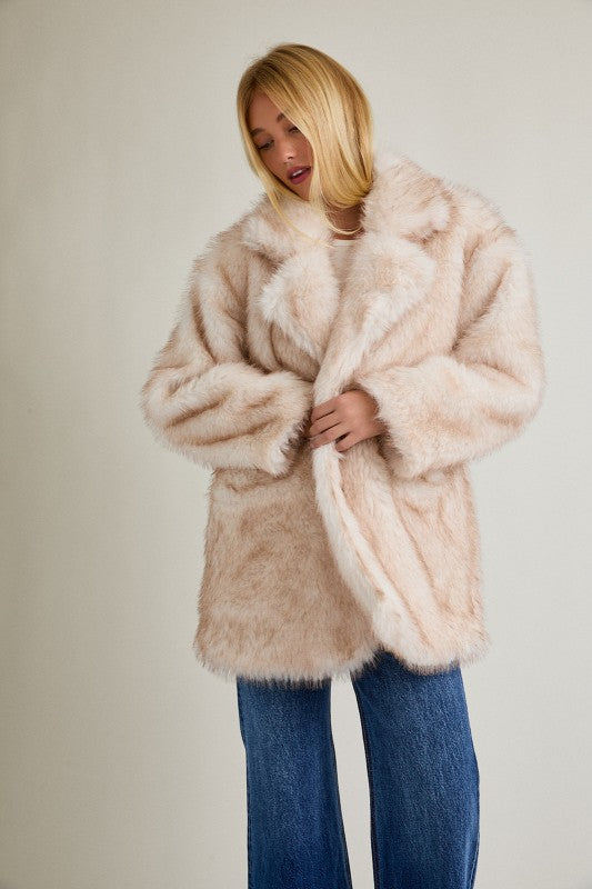 Cloud Nine Oversized Faux Fur Jacket