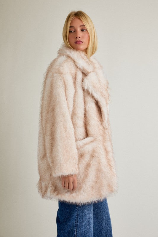 Cloud Nine Oversized Faux Fur Jacket
