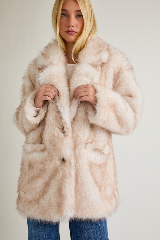 Cloud Nine Oversized Faux Fur Jacket