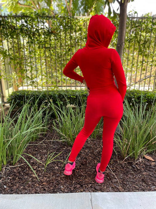 Paint The Town Red Long Sleeve Top