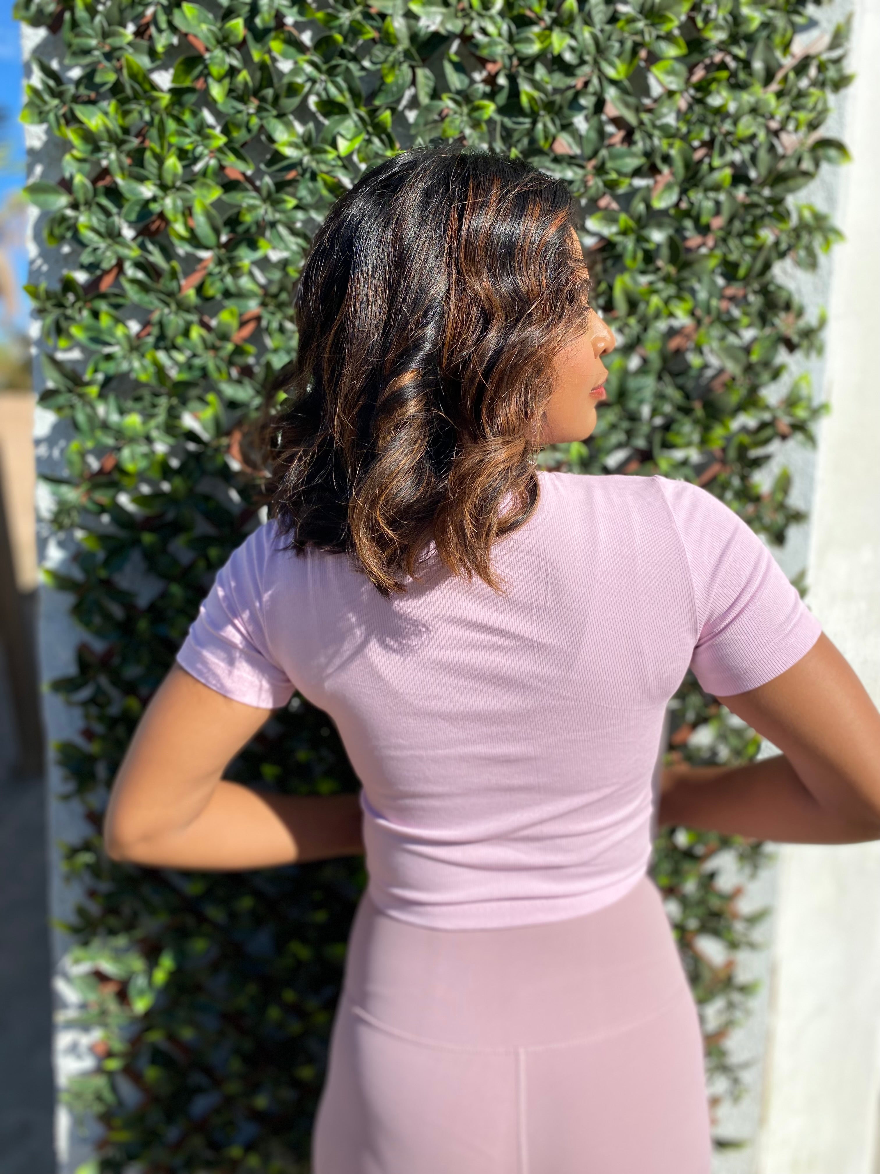 Jenny Essential Micro-Ribbed Crop Top