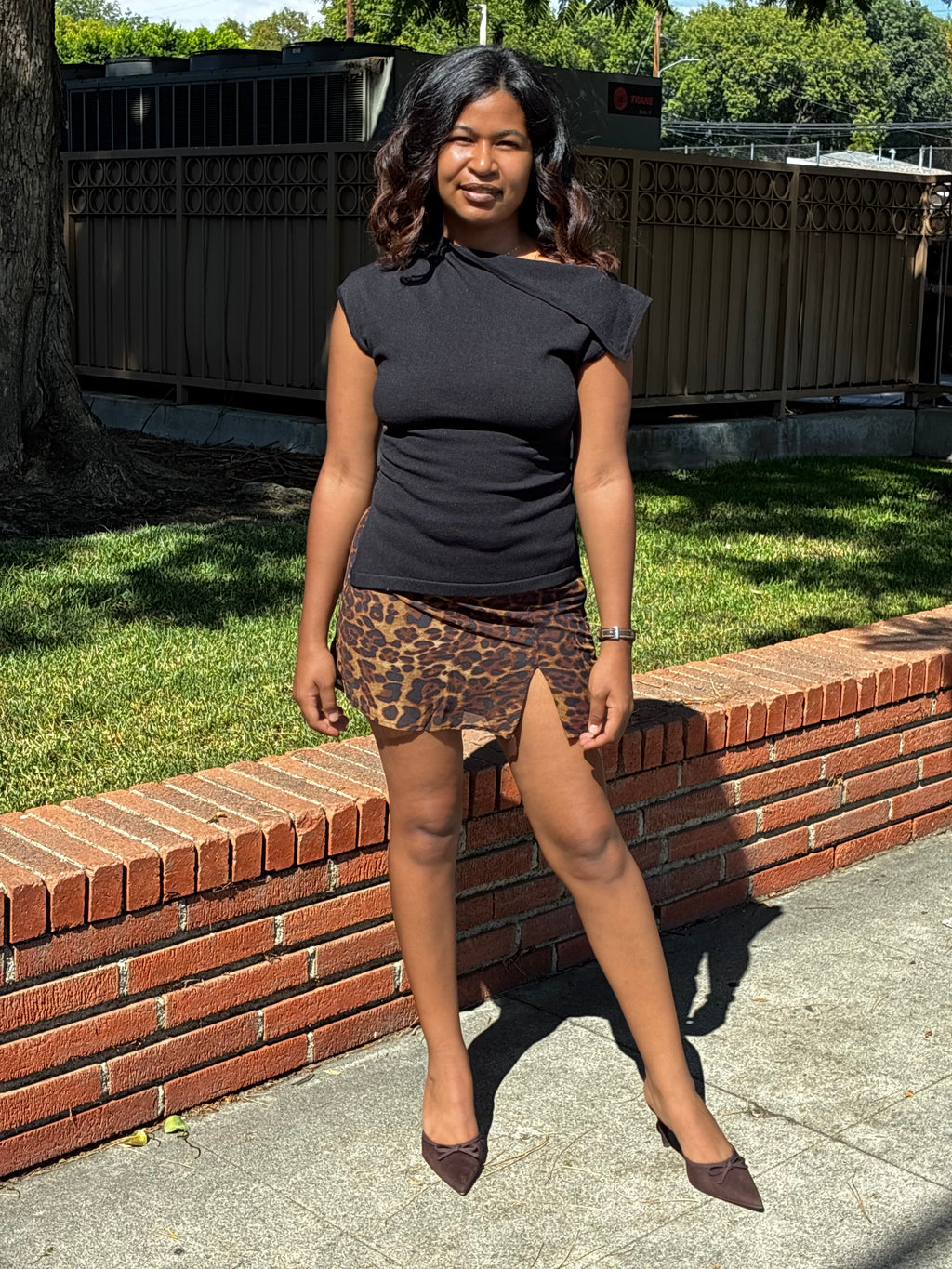 Fierce & Flirty Leopard Mini Skirt