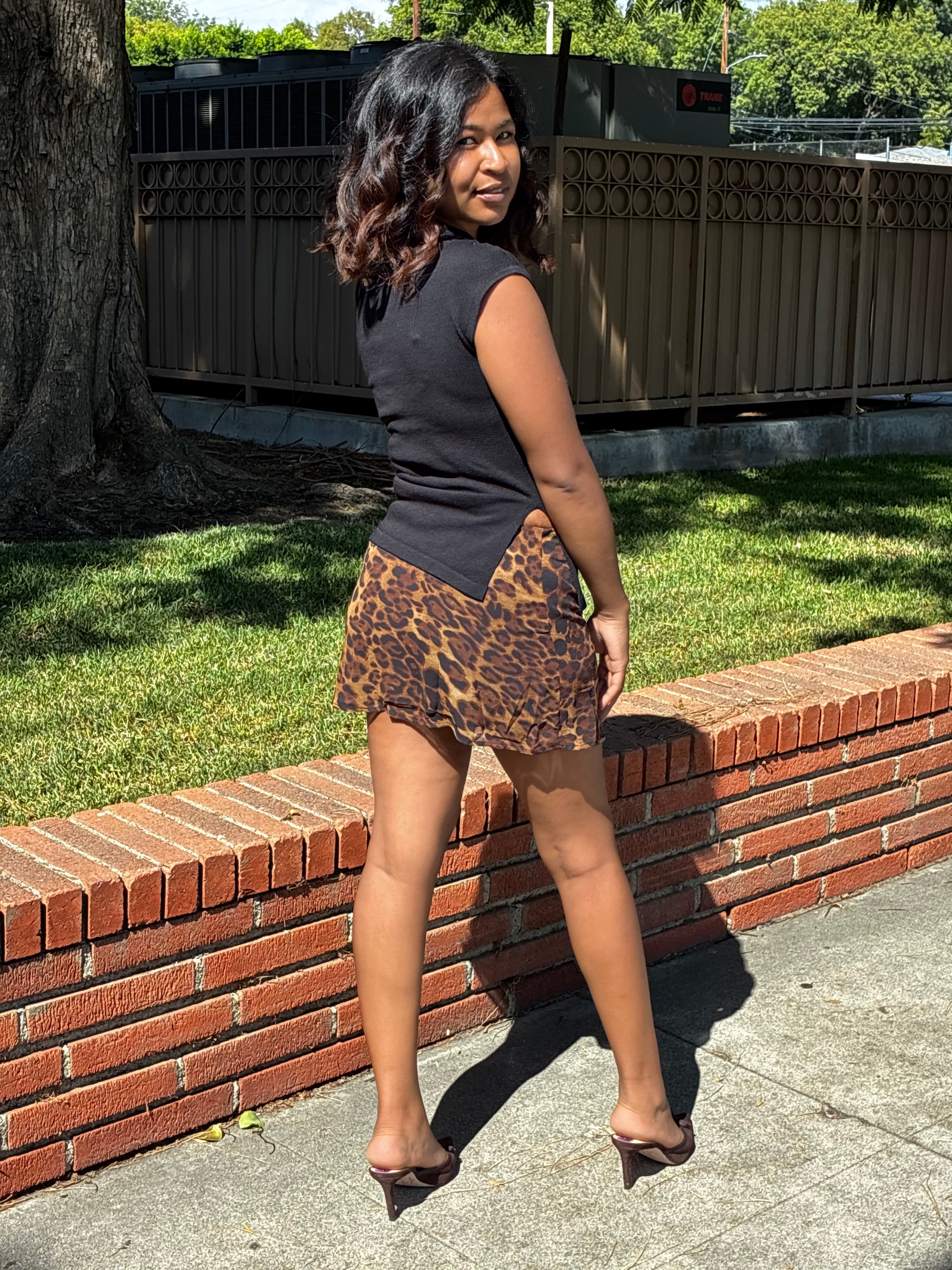 Fierce & Flirty Leopard Mini Skirt