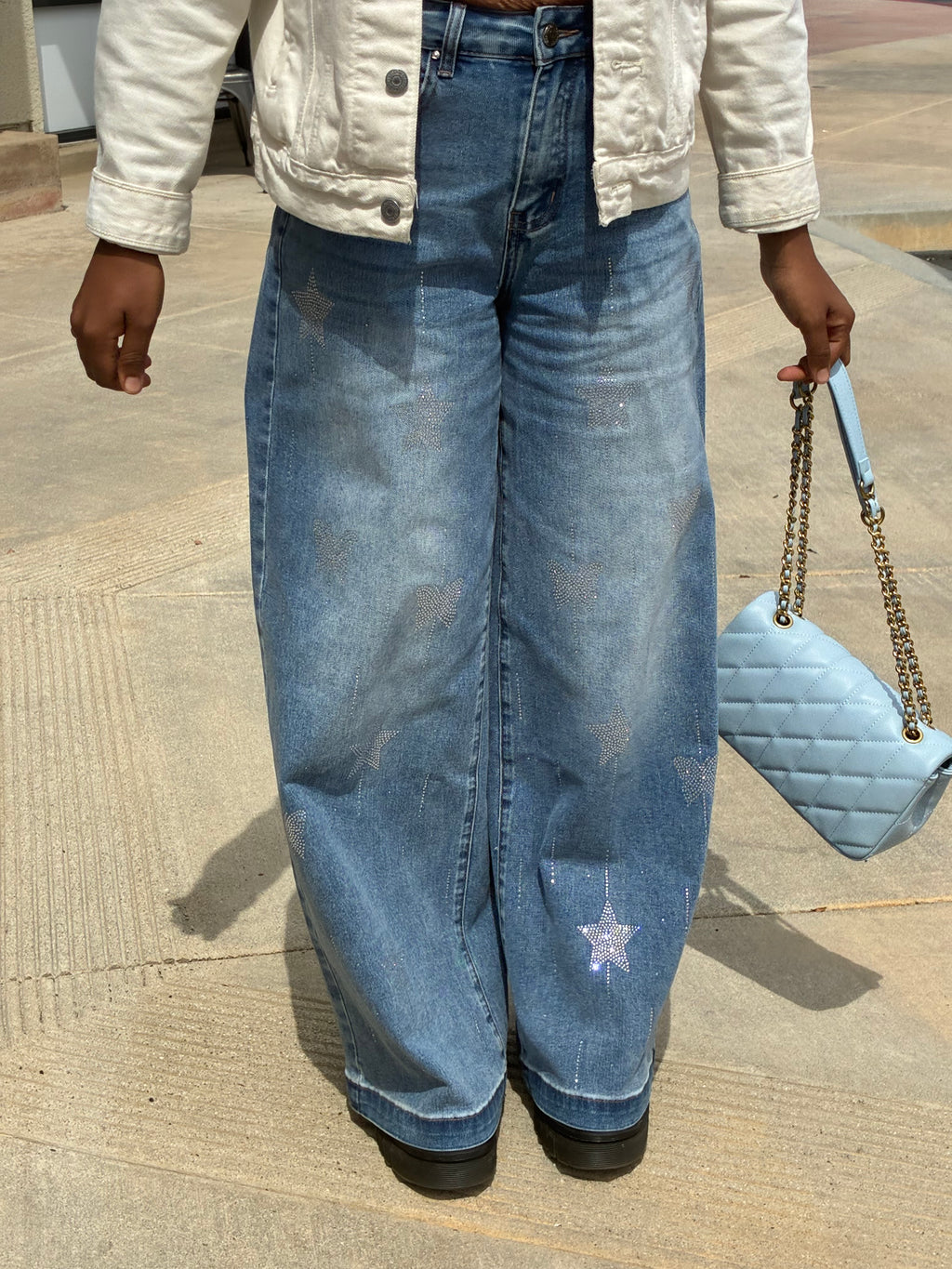 Stella Denim Pants - Light Blue