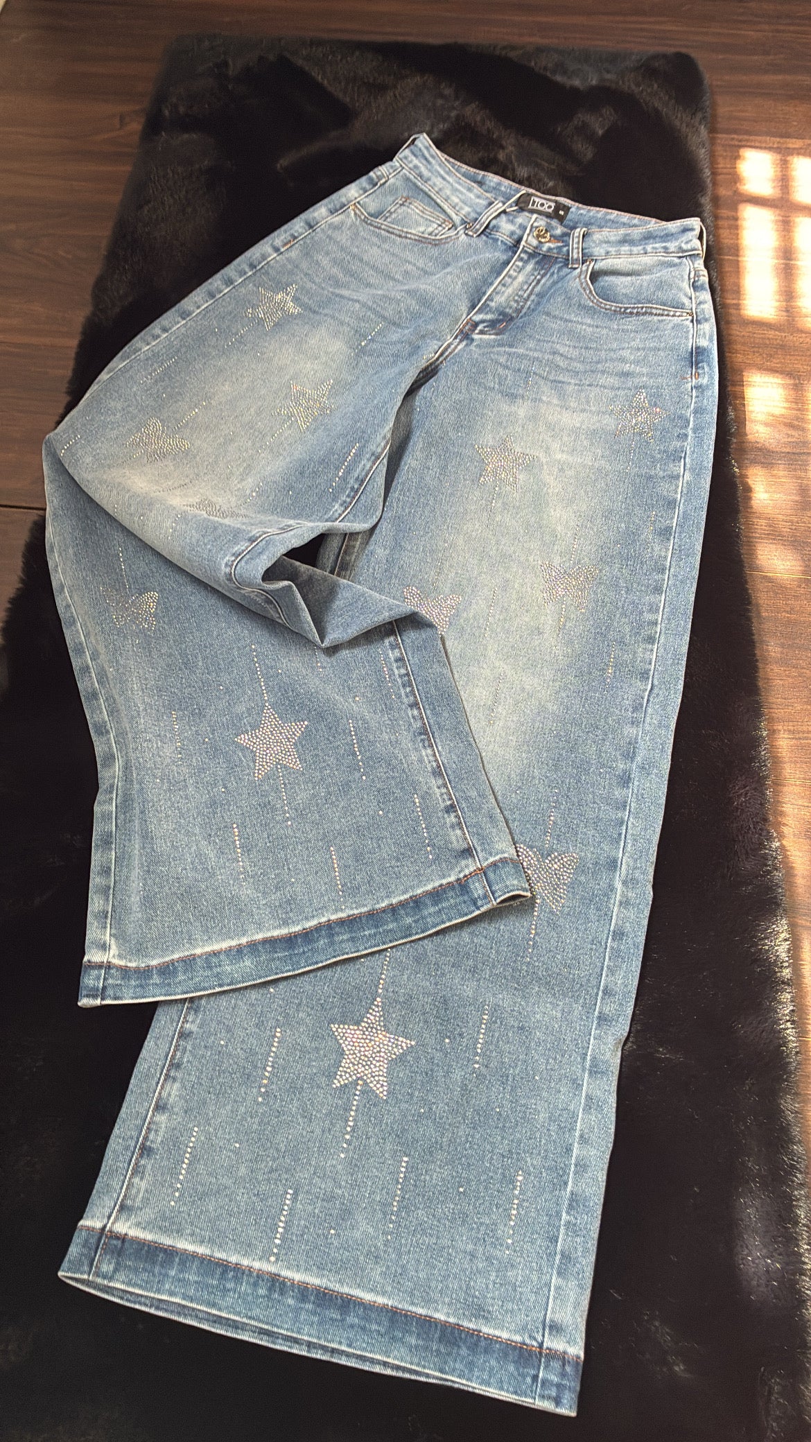 Stella Denim Pants - Light Blue