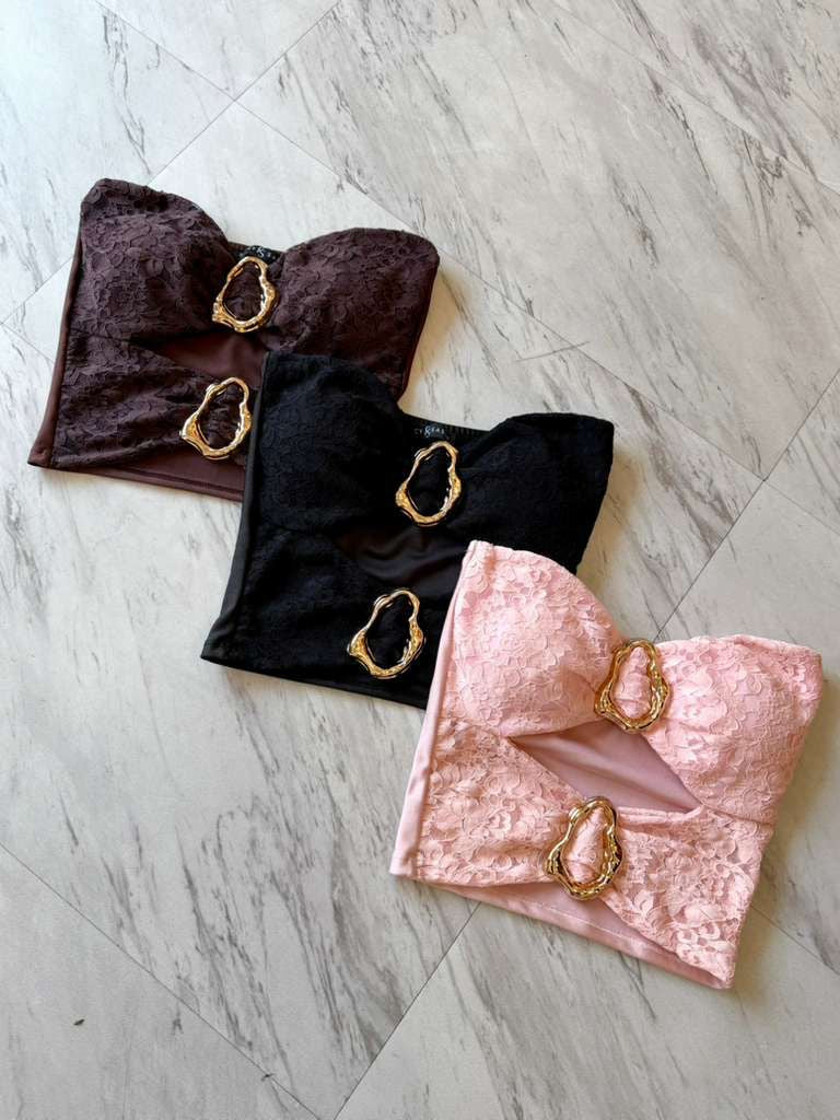 Marie Lace Crop Top and Palazzo Pant Set- PREORDER