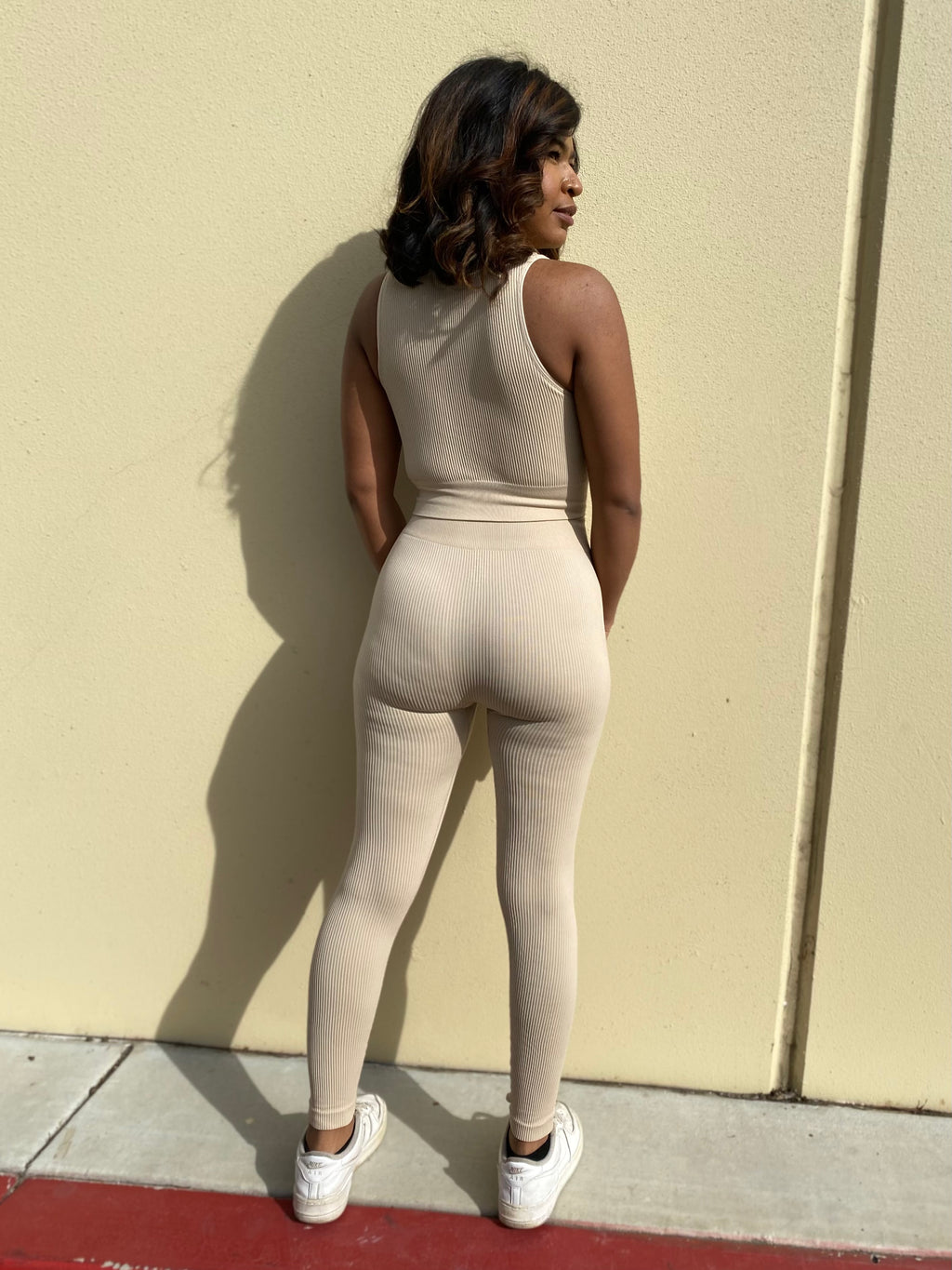 Chloe Slit Top Matching Set