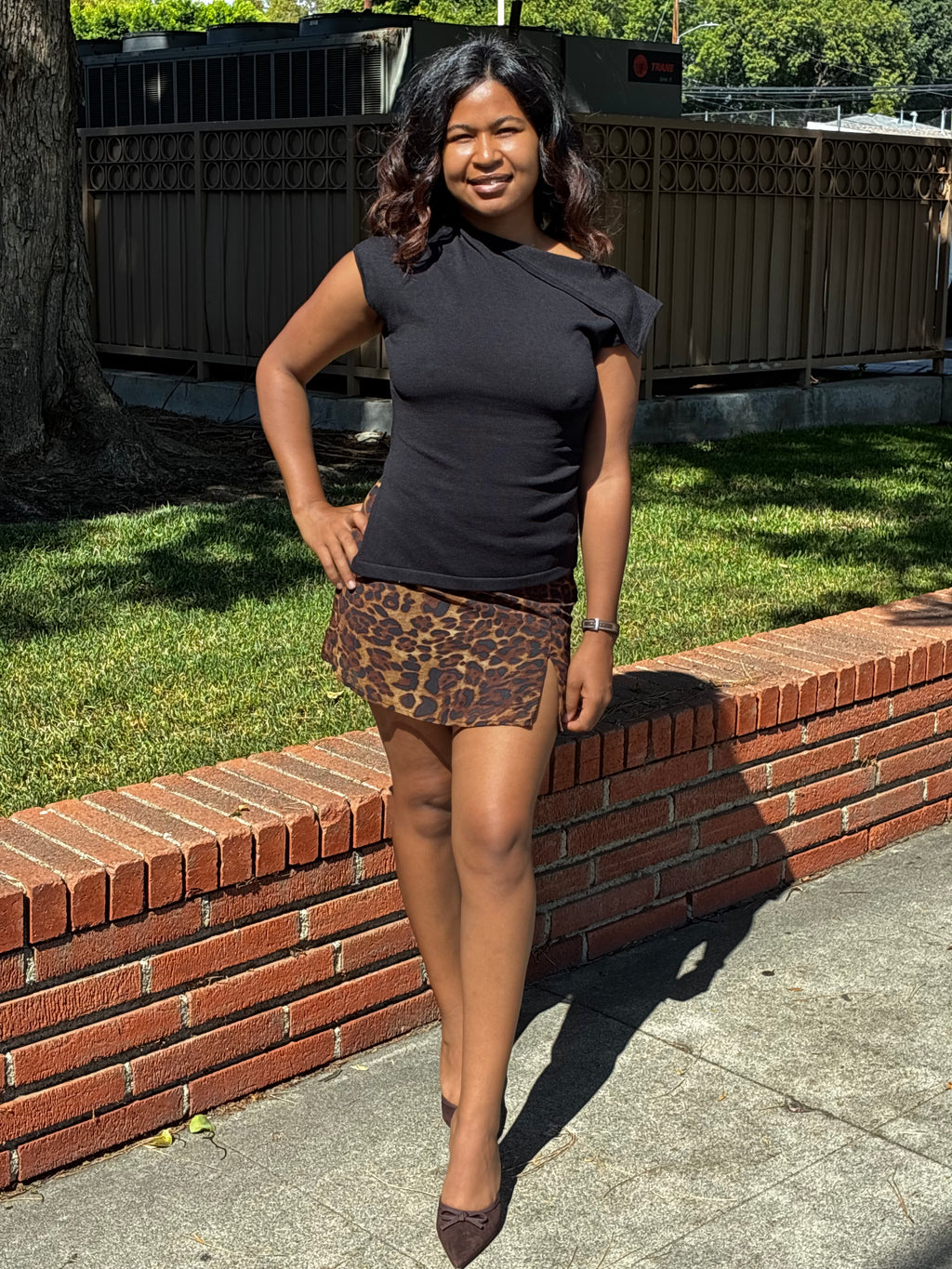 Fierce & Flirty Leopard Mini Skirt