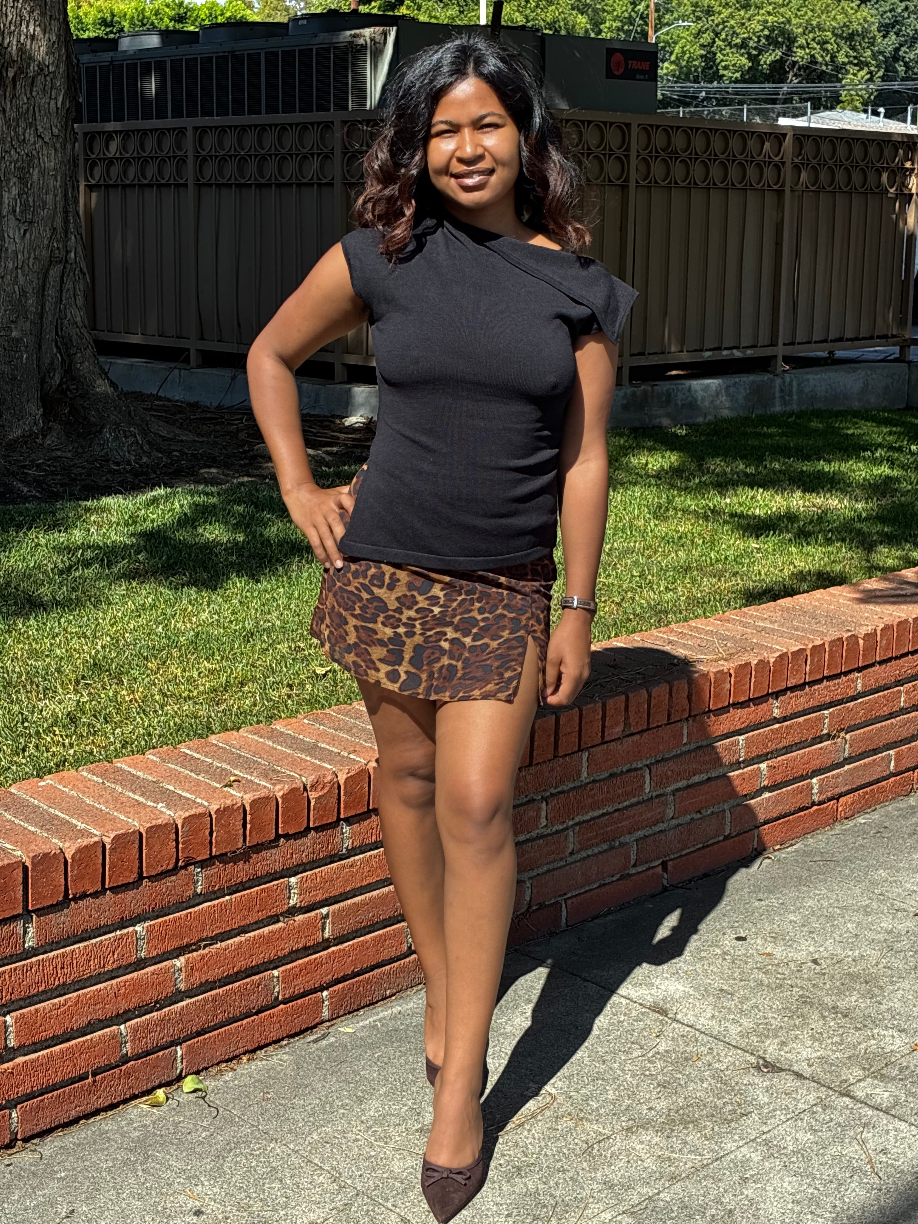 Fierce & Flirty Leopard Mini Skirt