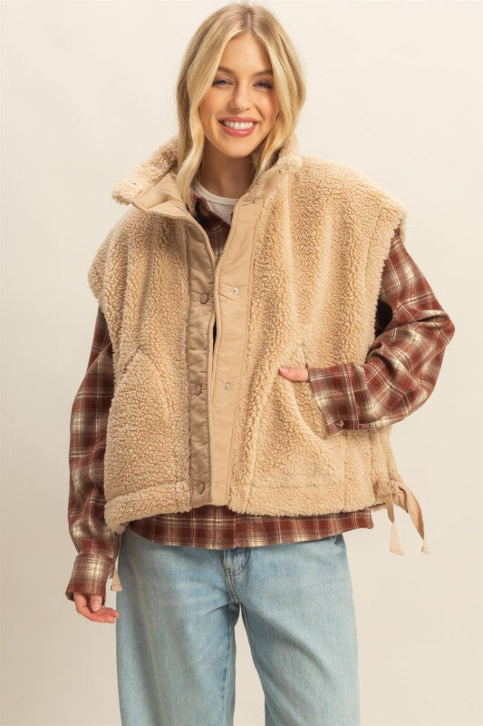 Cozy Sherpa Vest Jacket