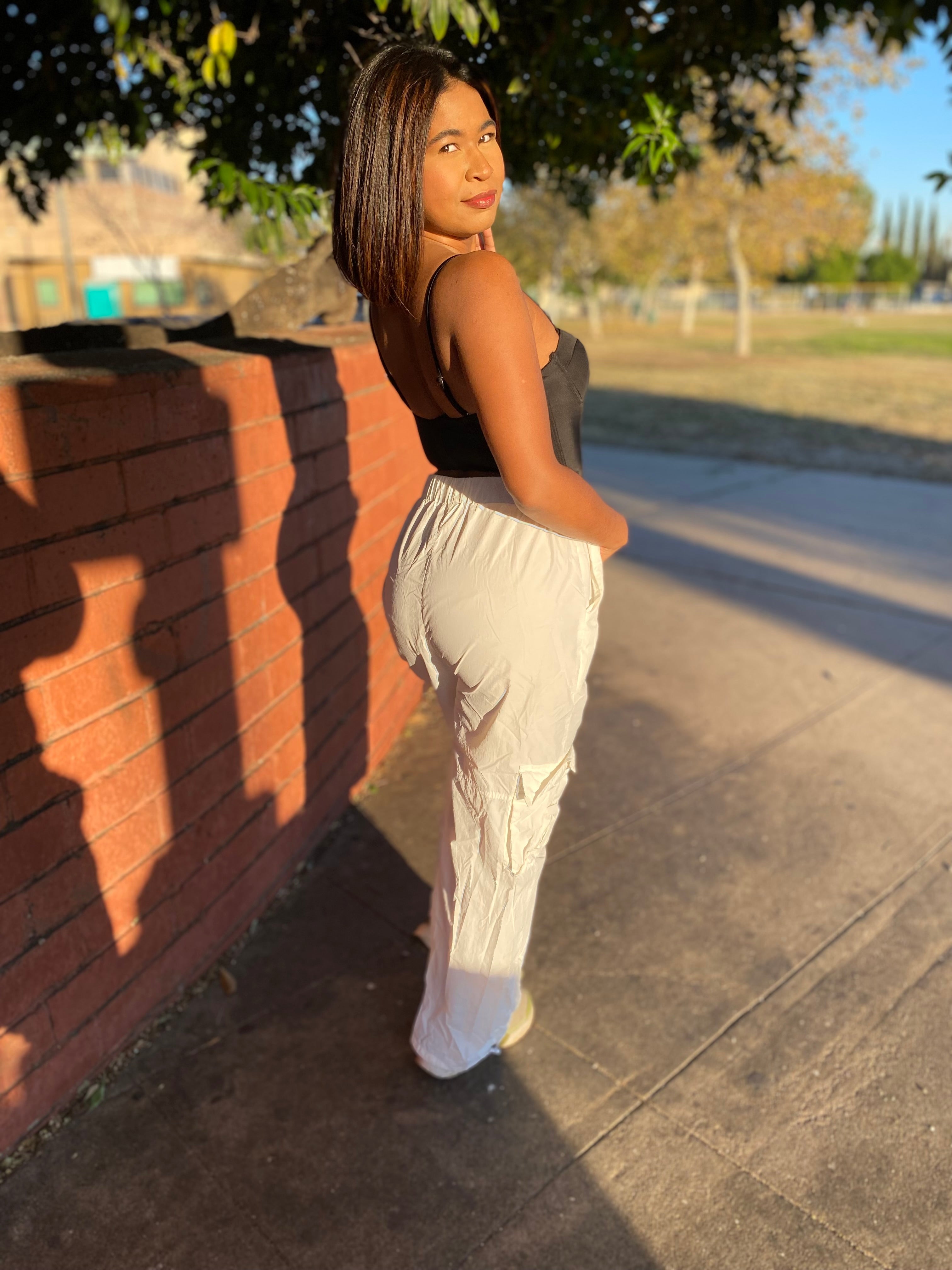 Giselle Parachute Cargo Pants