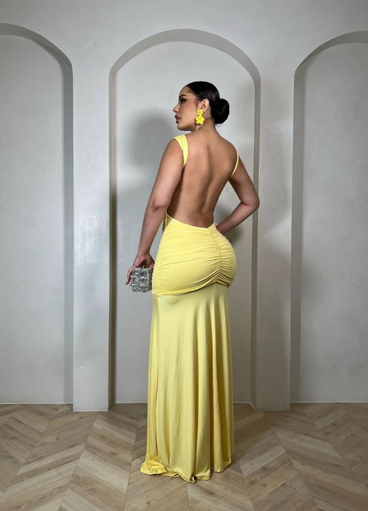 Goddess Glow Scrunch Maxi