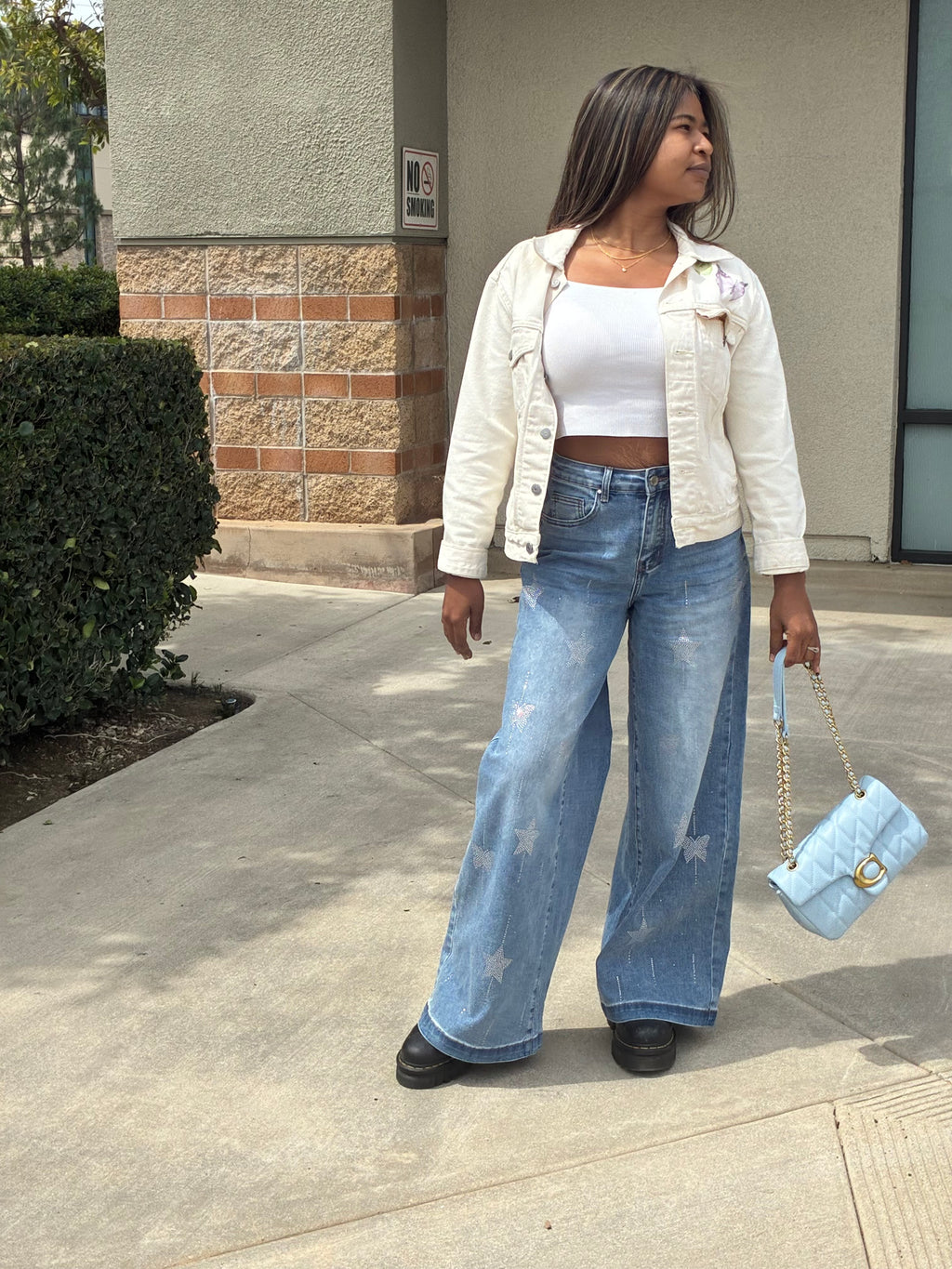 Stella Denim Pants - Light Blue