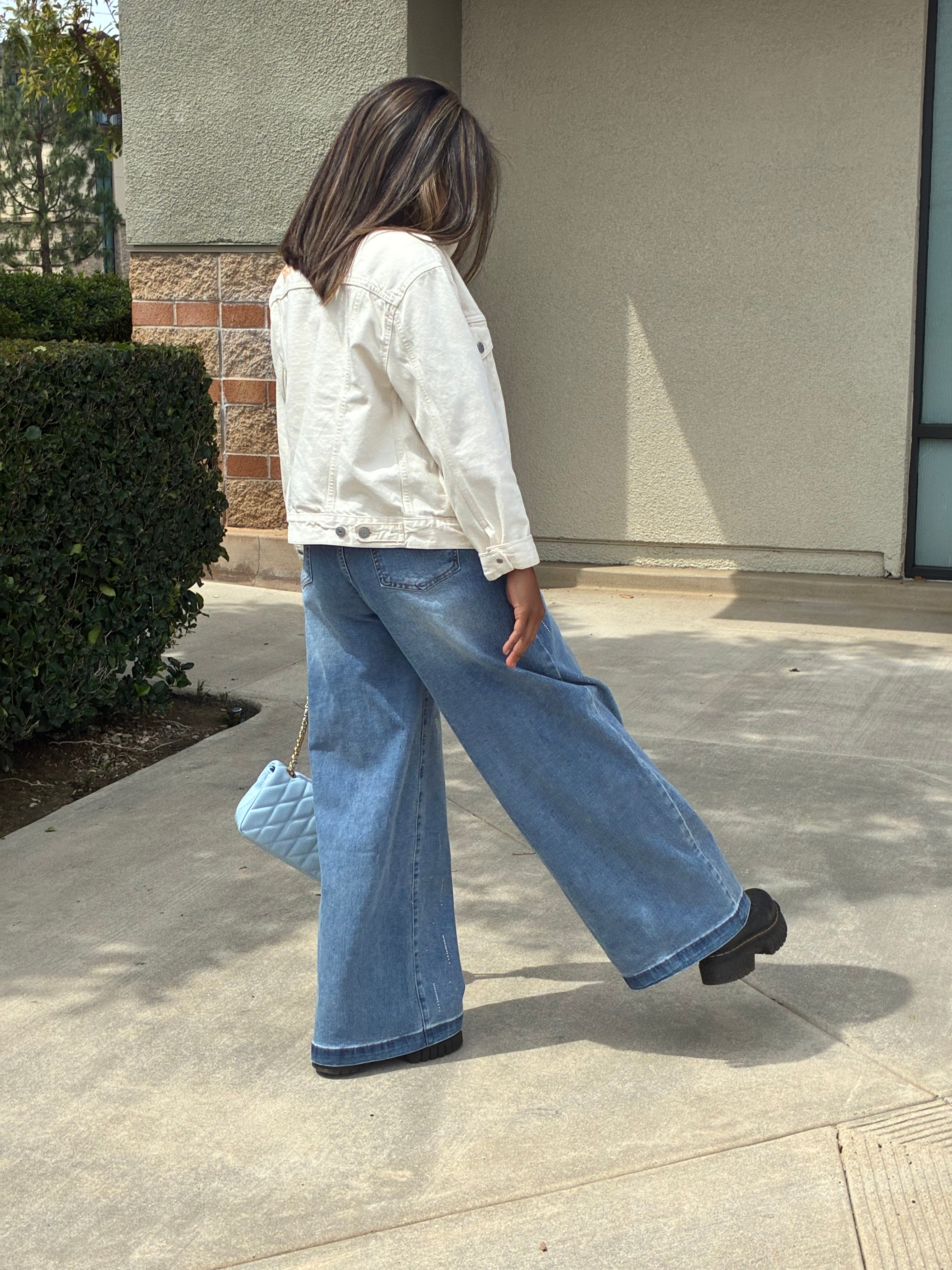 Stella Denim Pants - Light Blue