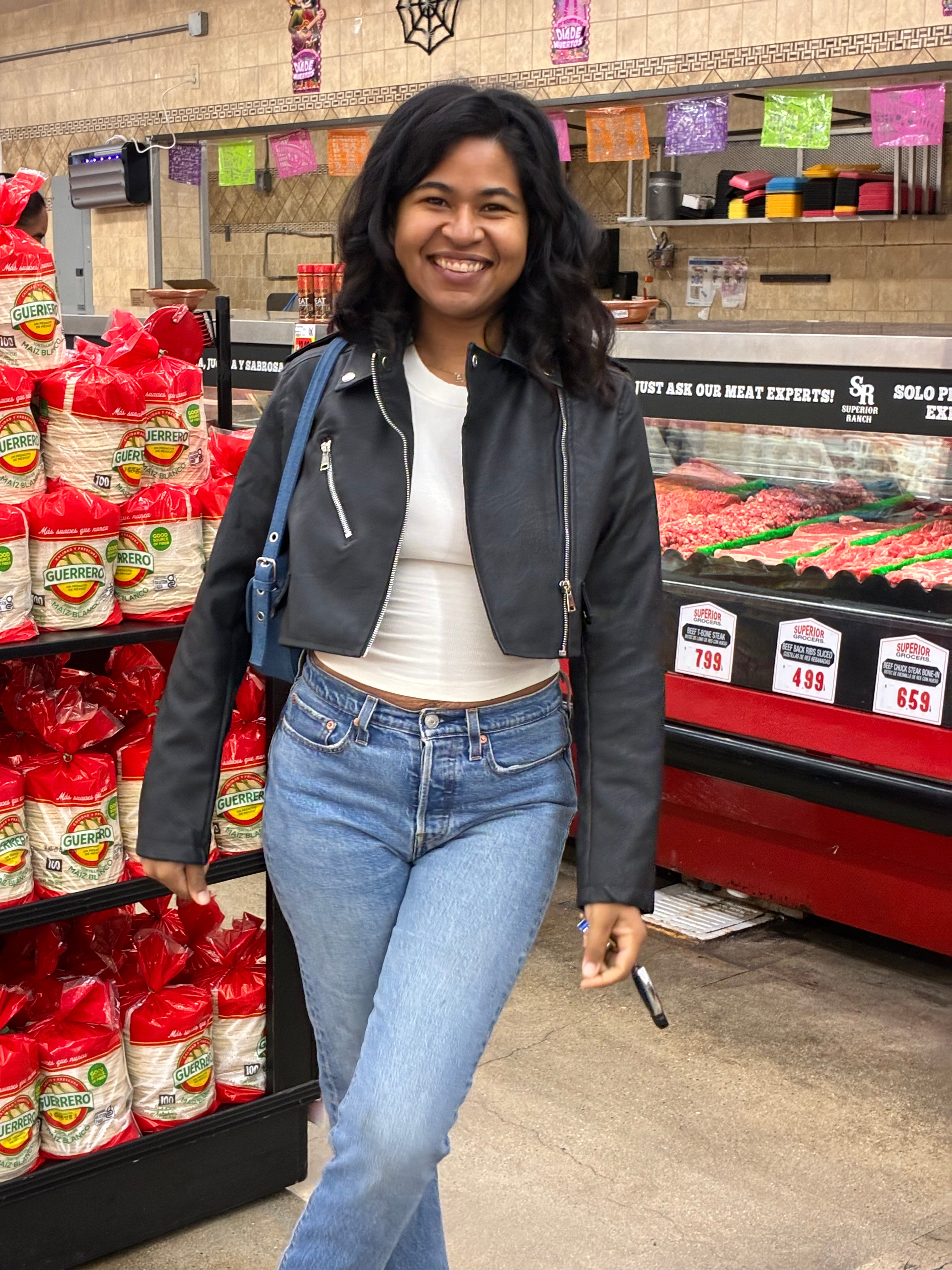 The Rebel Leather Crop Jacket