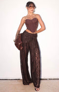 Marie Lace Palazzo Pants - PREORDER