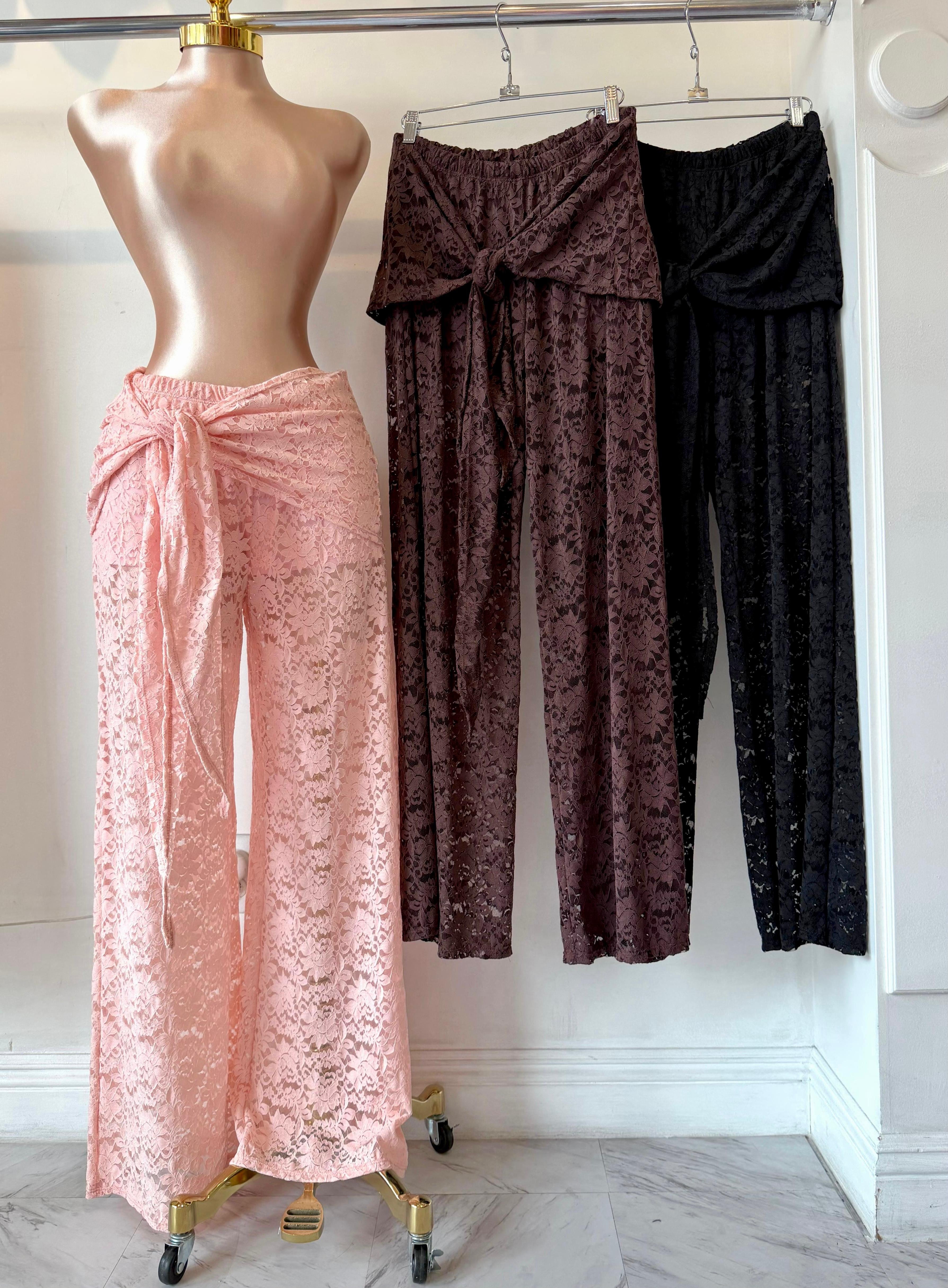 Marie Lace Palazzo Pants - PREORDER