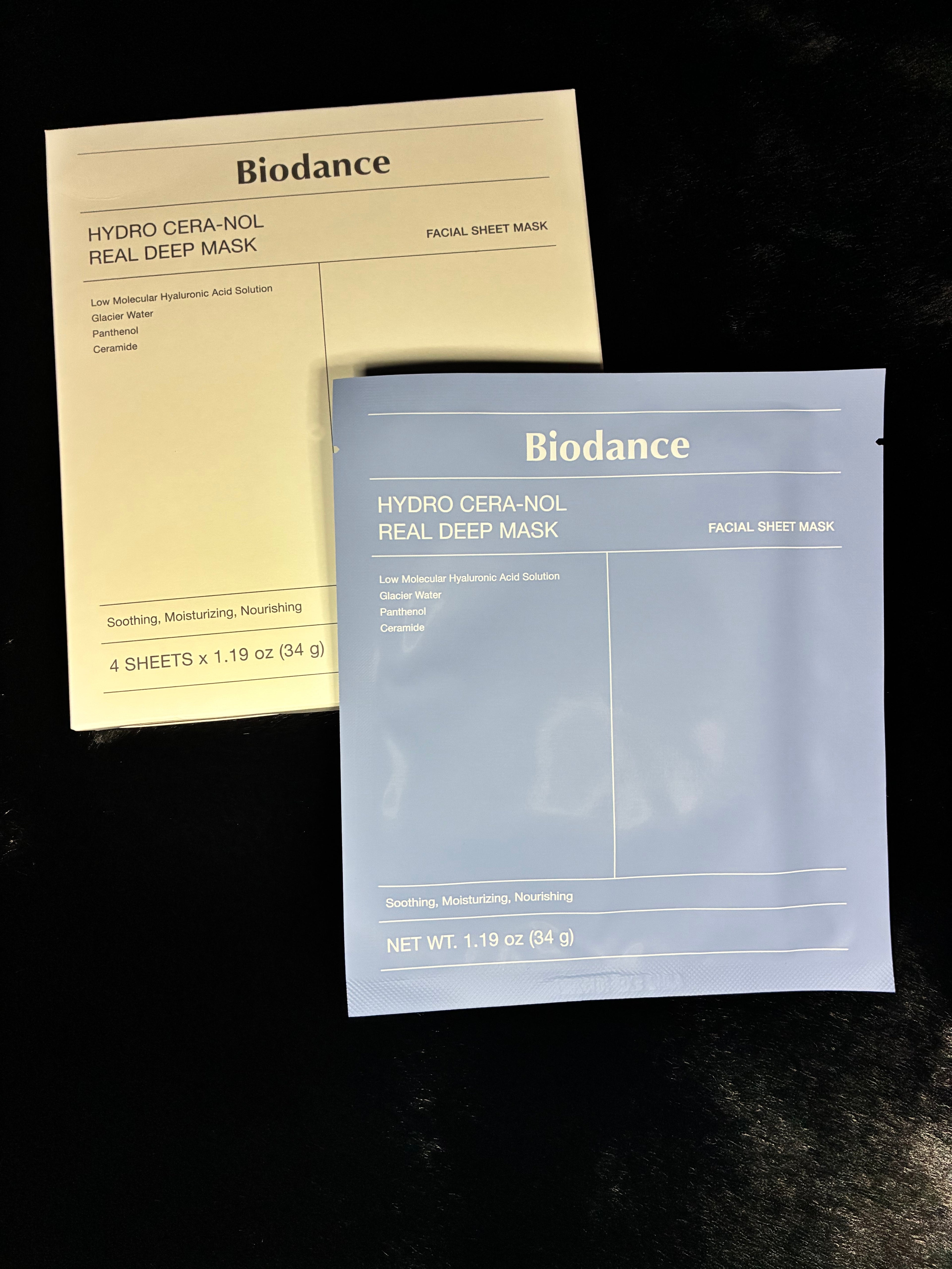 BIODANCE Hydro Cera-Nol Real Deep Mask - 4 Pack