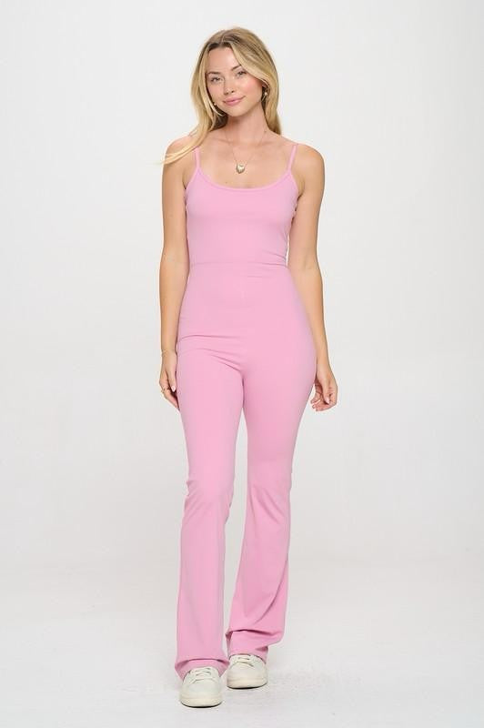 Valerie Premium Jumpsuit Set (PINK)