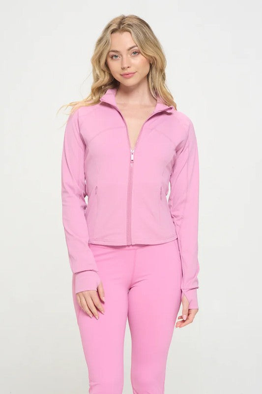 Valerie Premium Jumpsuit Set (PINK)