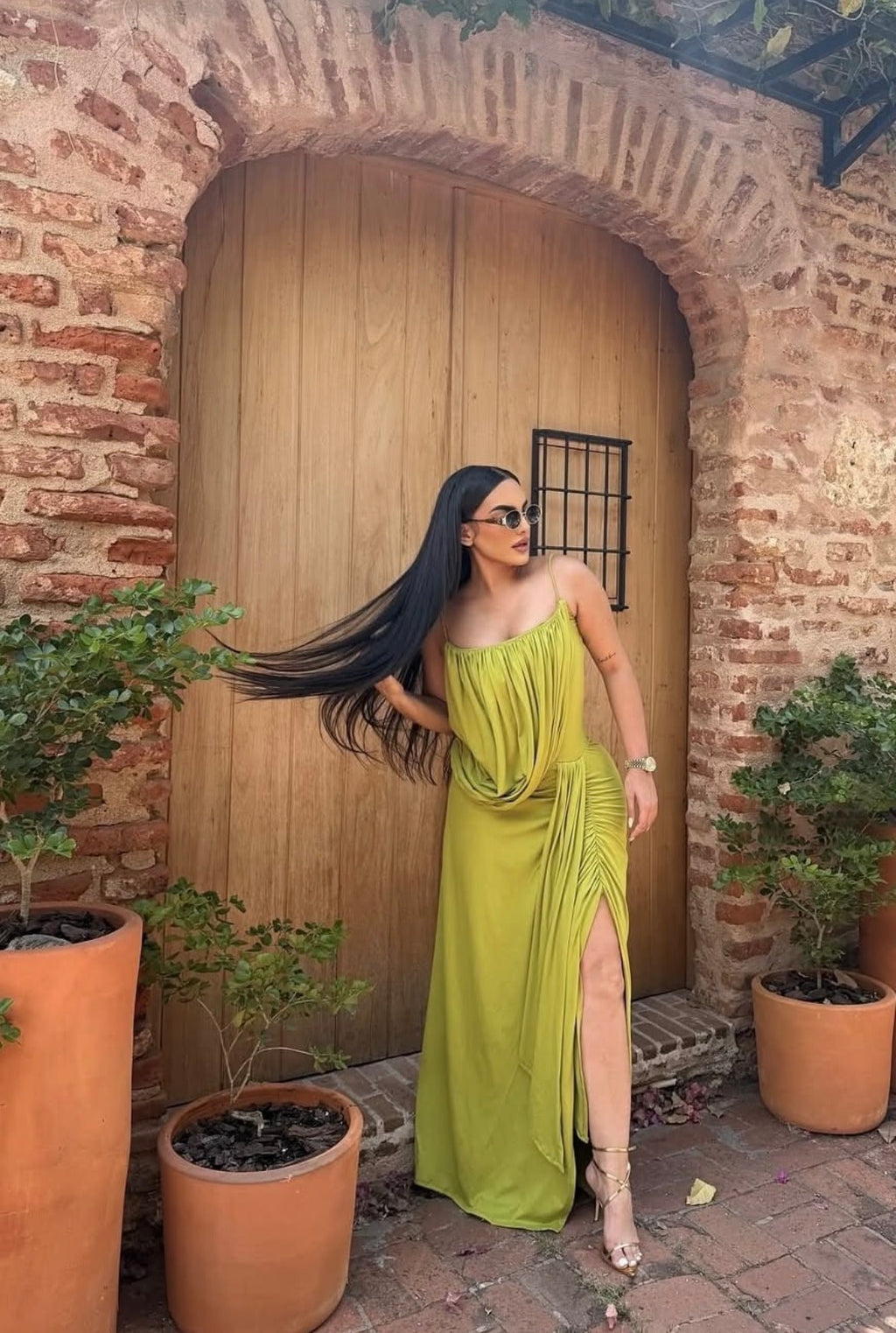 Amara Ruched Maxi Dress - PREORDER