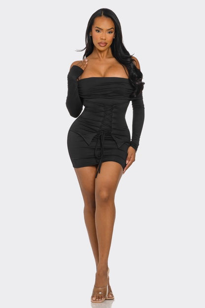 Vanessa Corset Mini Dress - PREORDER