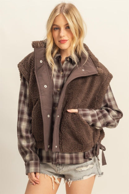 Cozy Sherpa Vest Jacket