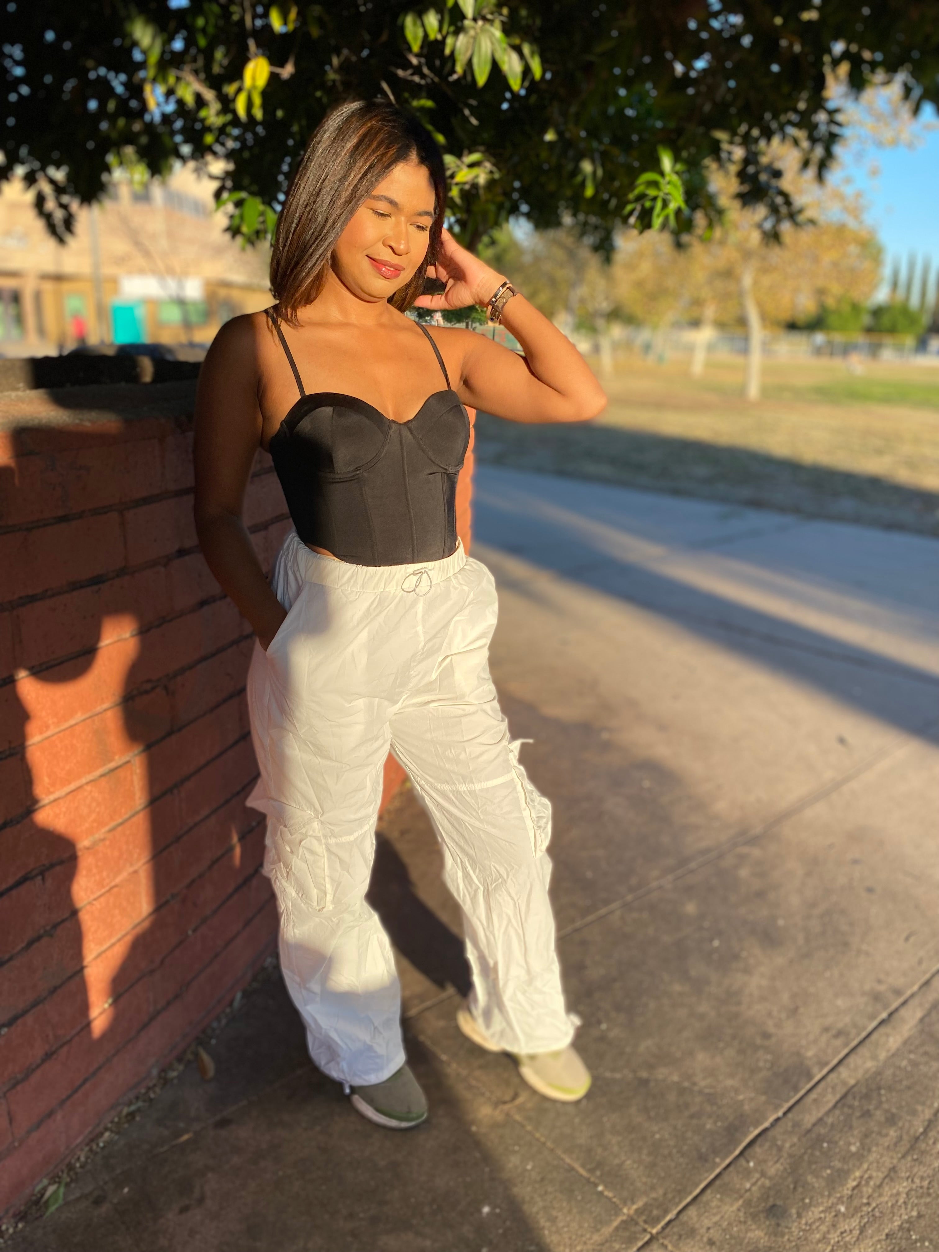 Giselle Parachute Cargo Pants