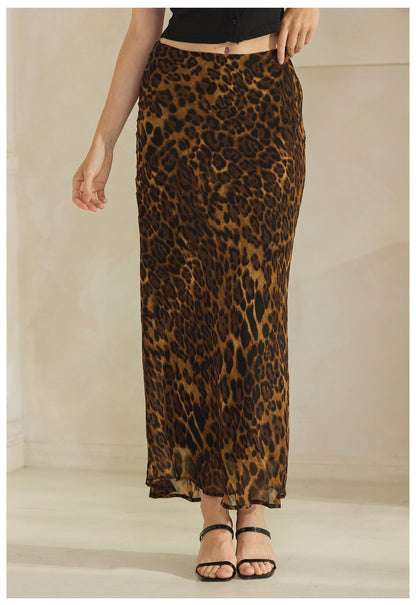 Wild Side Leopard Skirt