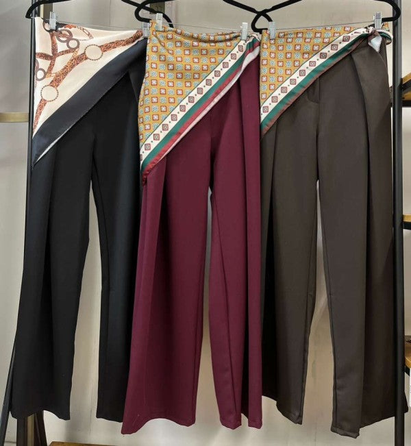 Scarf Dressy Pants - PREORDER