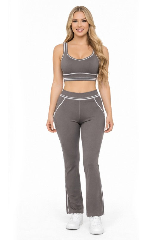 Contour Flare Active Set - Gray