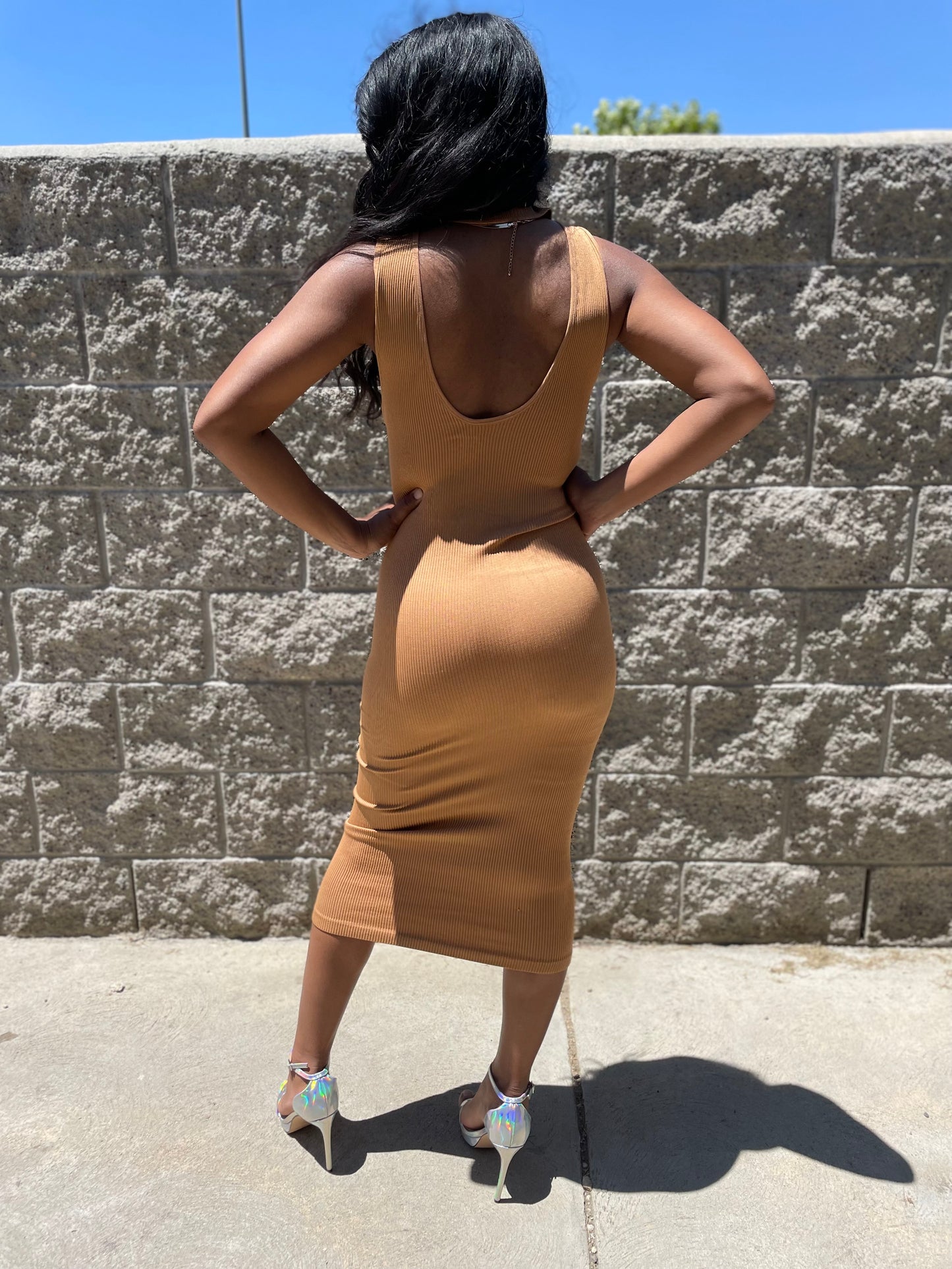 Hot Girl Summer Open-Back Dress