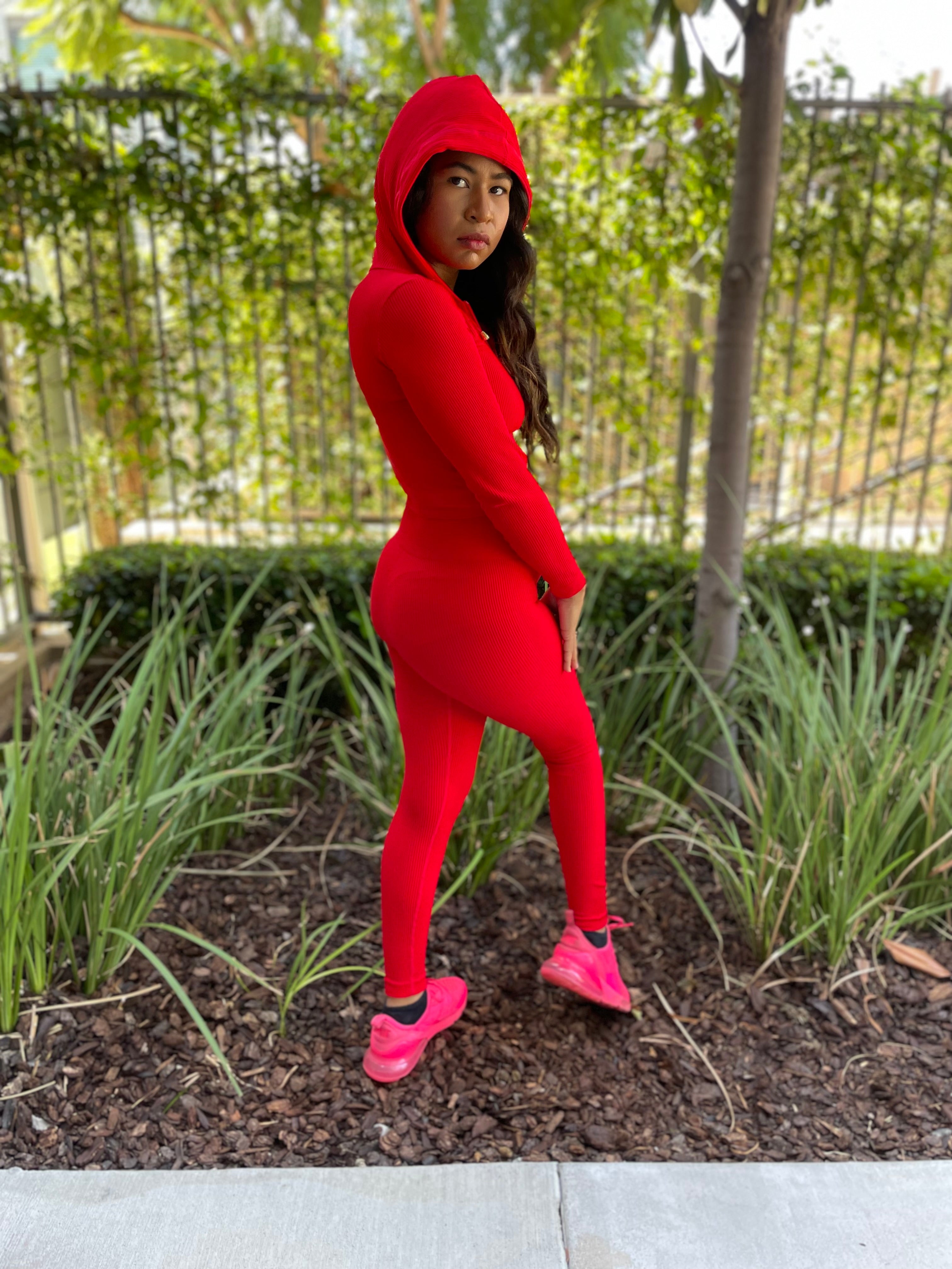 Paint The Town Red Long Sleeve Top