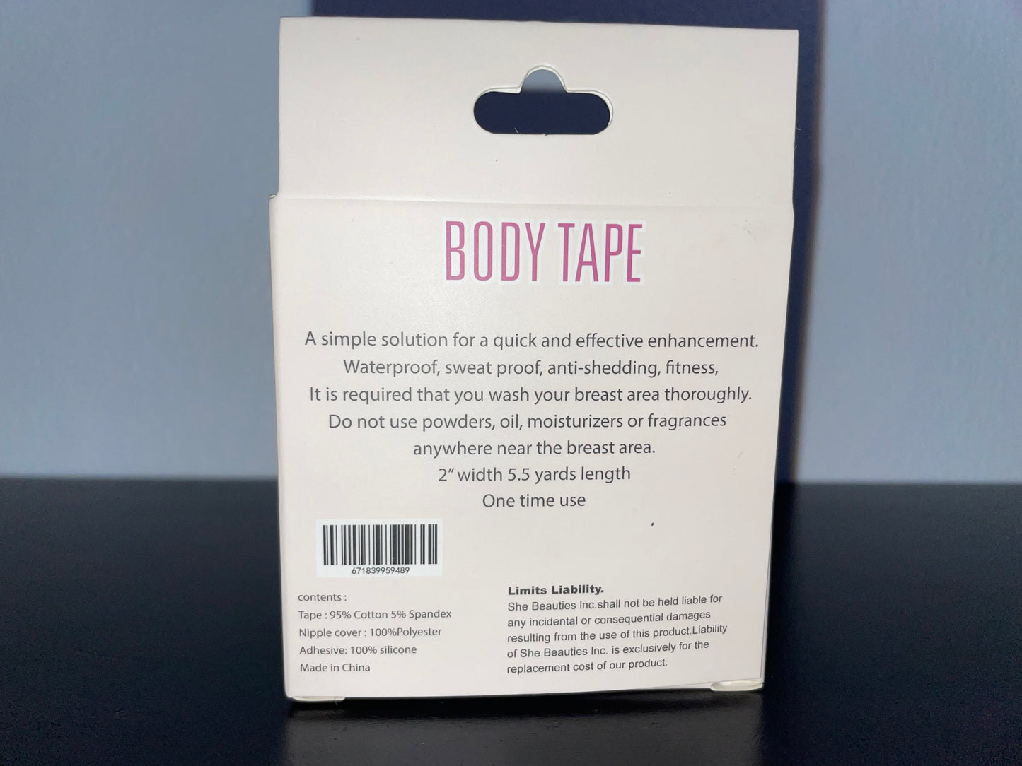 Sophie Body Tape