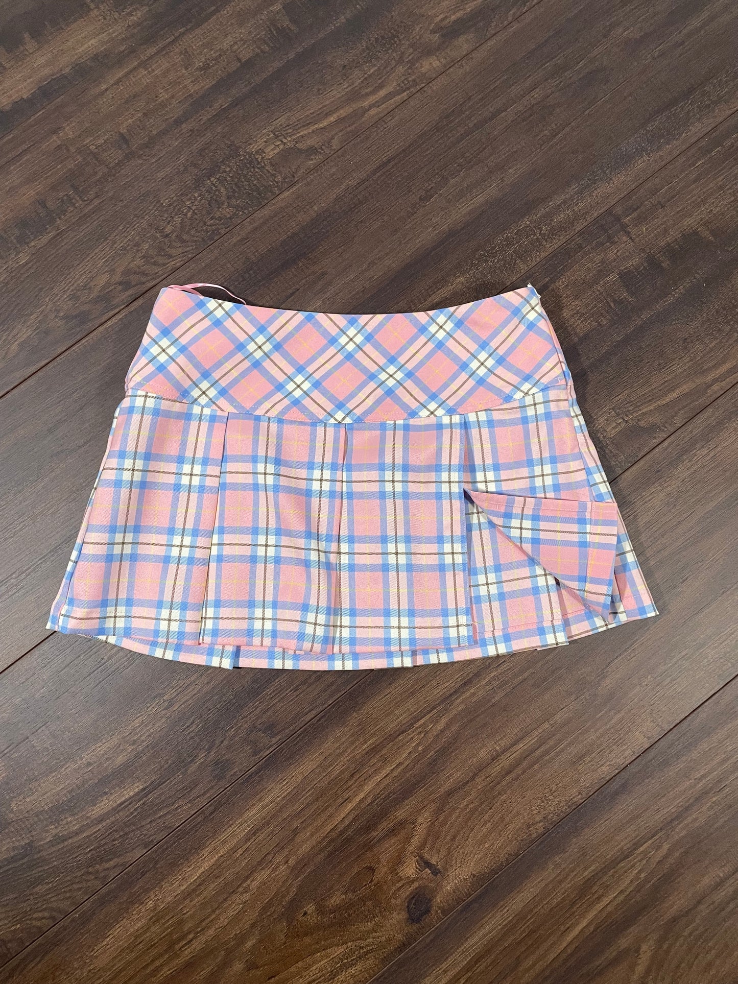 Plaid Mini Skirt