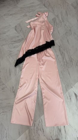 Leslie Satin Stretch Set