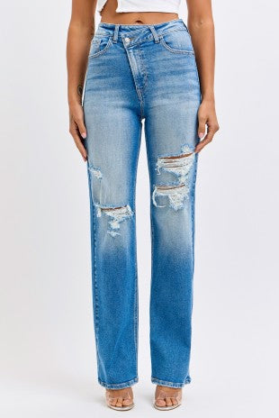 Stacy Super High Rise Dad Jeans - PREORDER