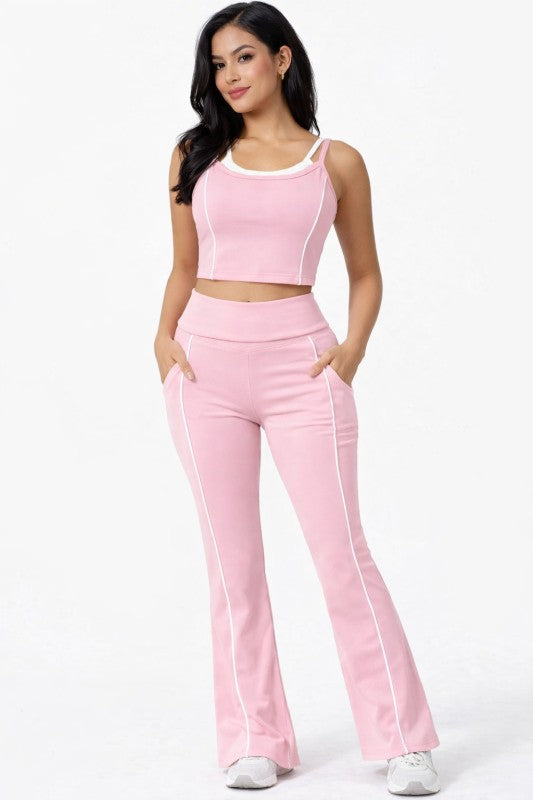 Retro Chic Activewear Set