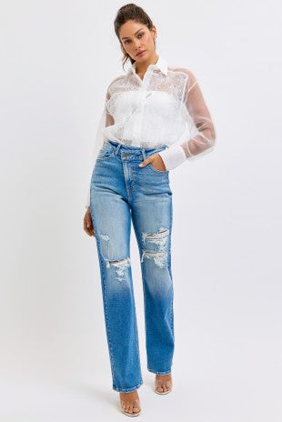 Stacy Super High Rise Dad Jeans - PREORDER