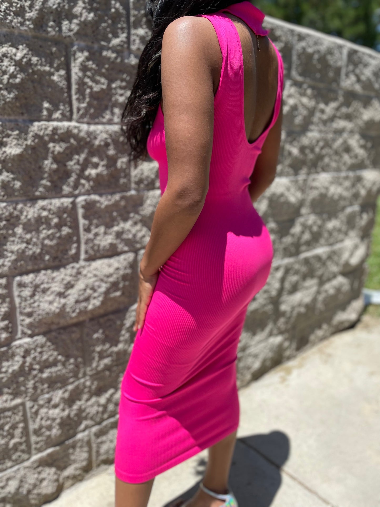 Hot Girl Summer Open-Back Dress