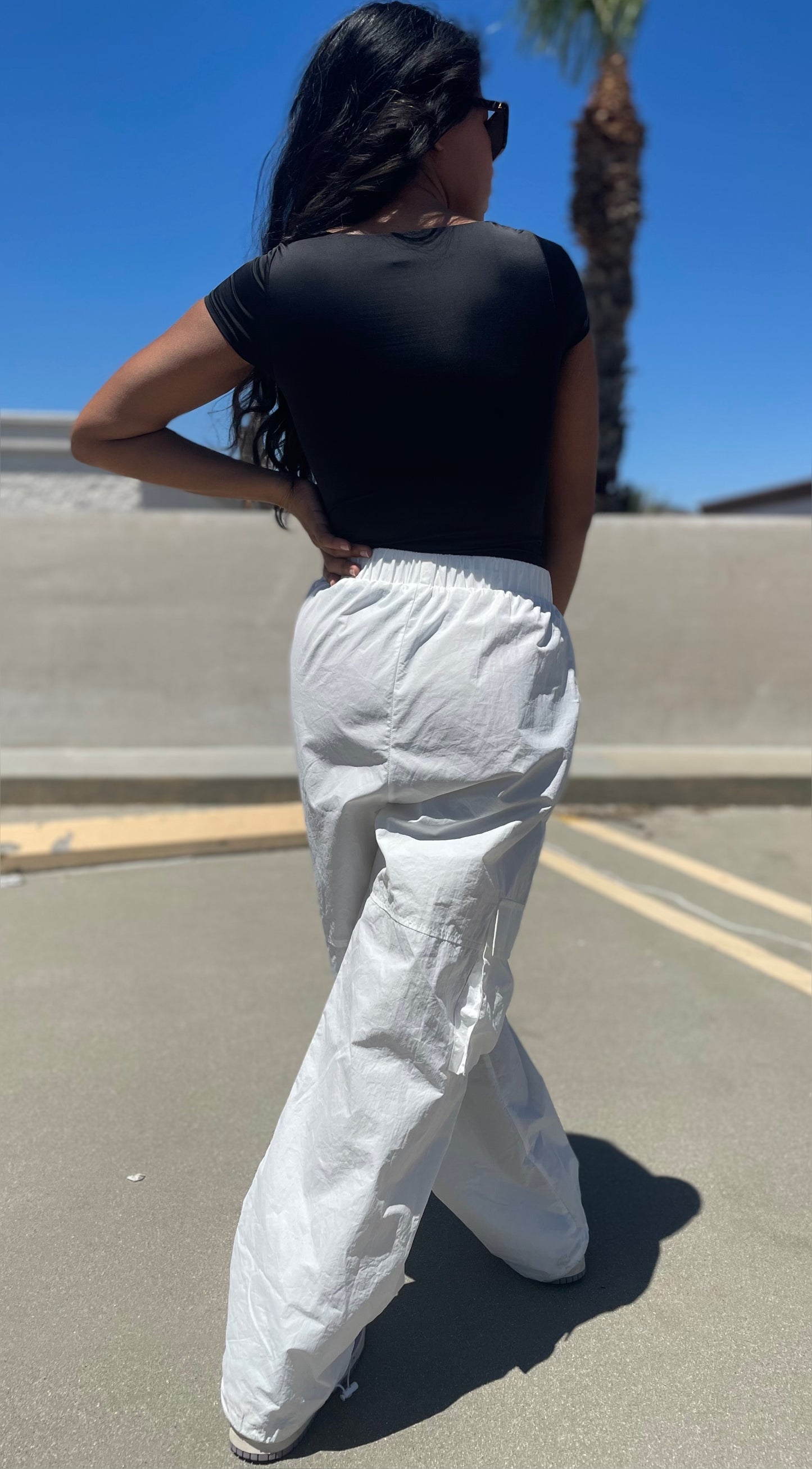 Giselle Parachute Cargo Pants