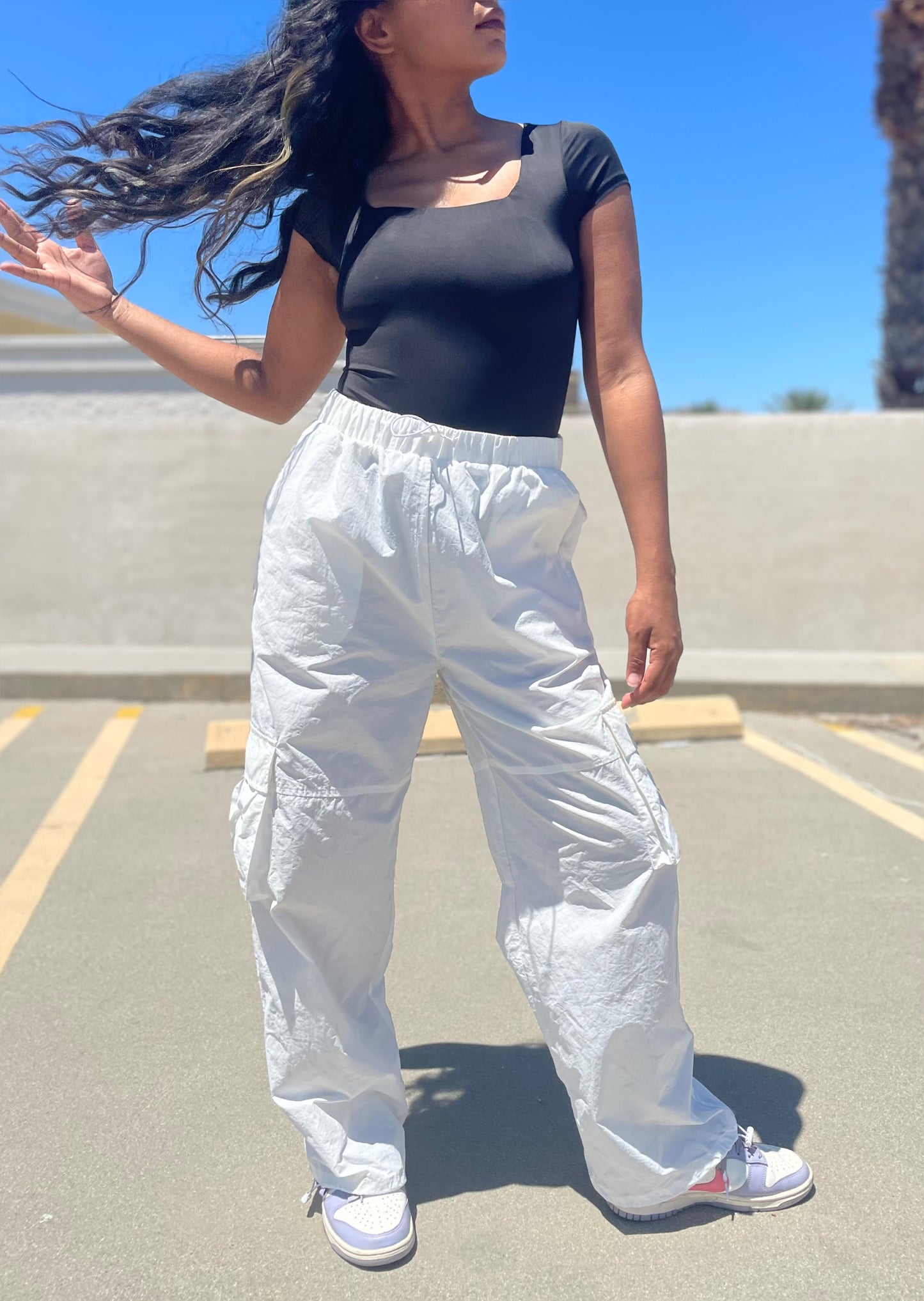 Giselle Parachute Cargo Pants